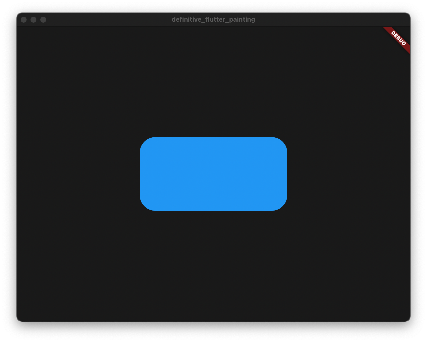 Flutter paint draw rounded rectangles