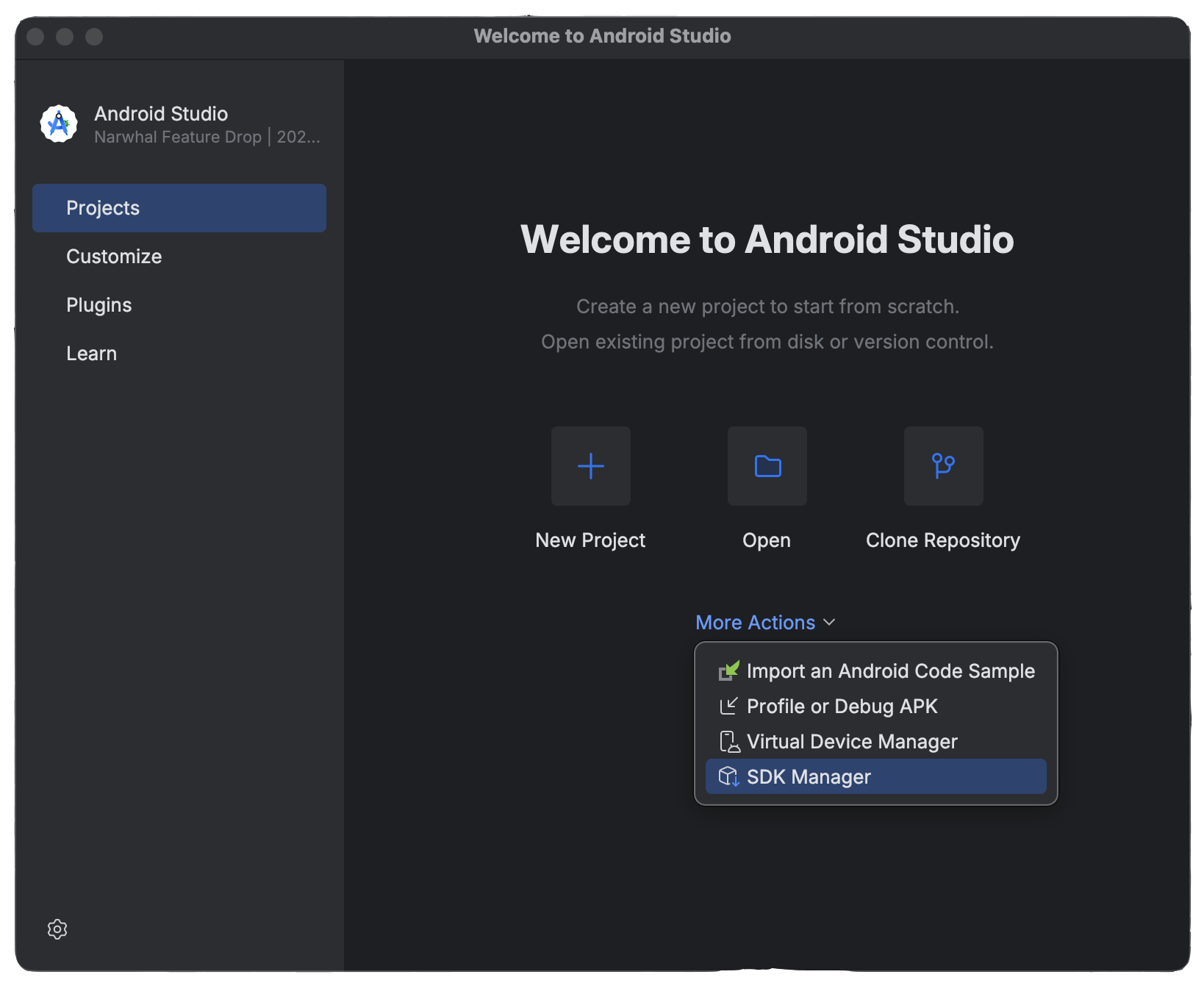 Android SDK Manager