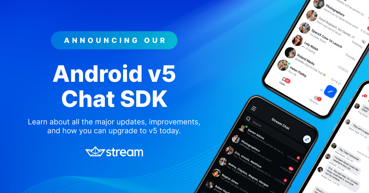 Android v5 Chat SDK feature image