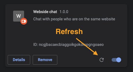 Refresh Chrome extension