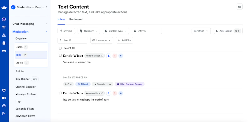 Getting Started with Stream's AI Moderation