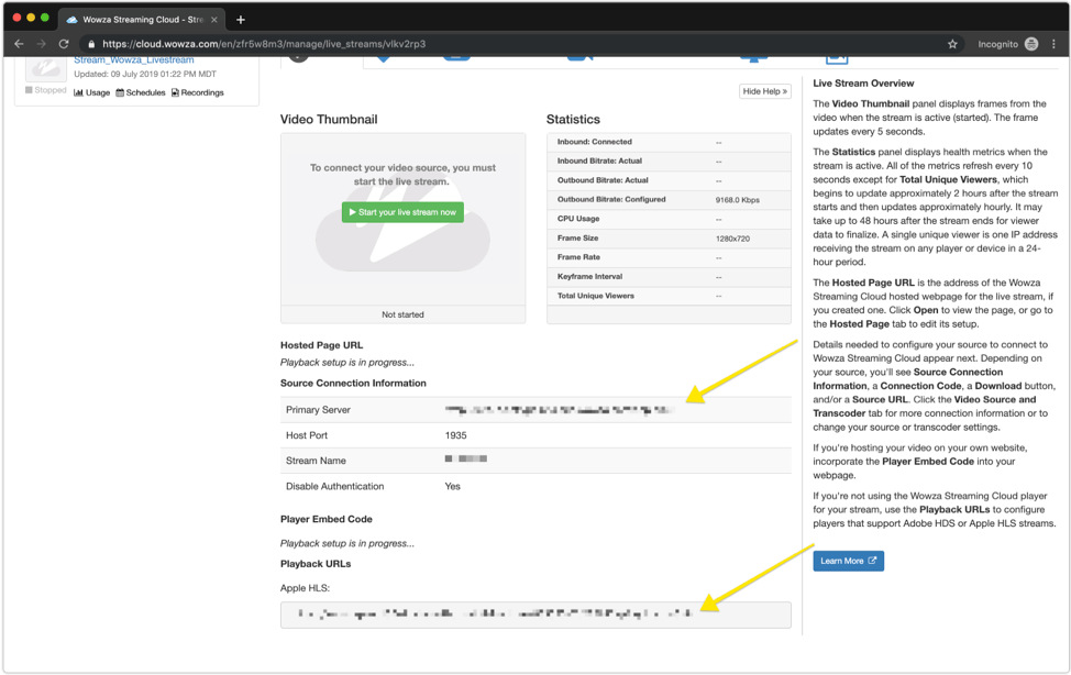 Wowza Streaming Cloud Manager