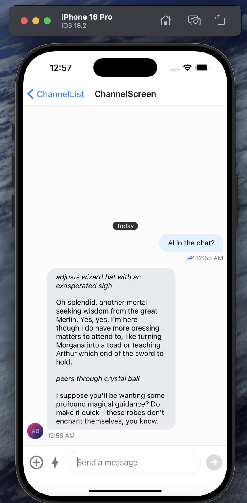 Building a personalized AI Chat app conversation