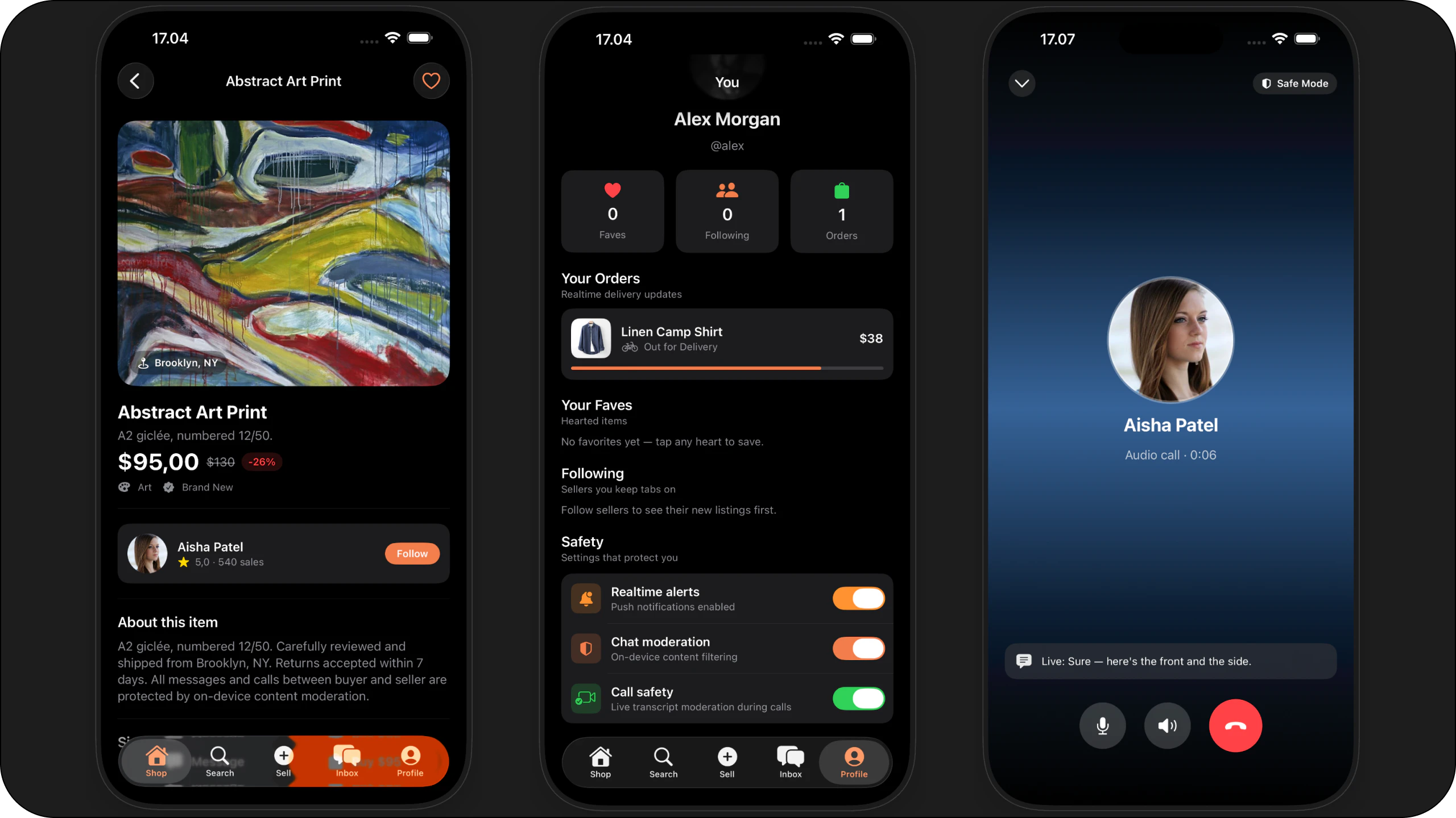 Marketplace App With Stream Skills