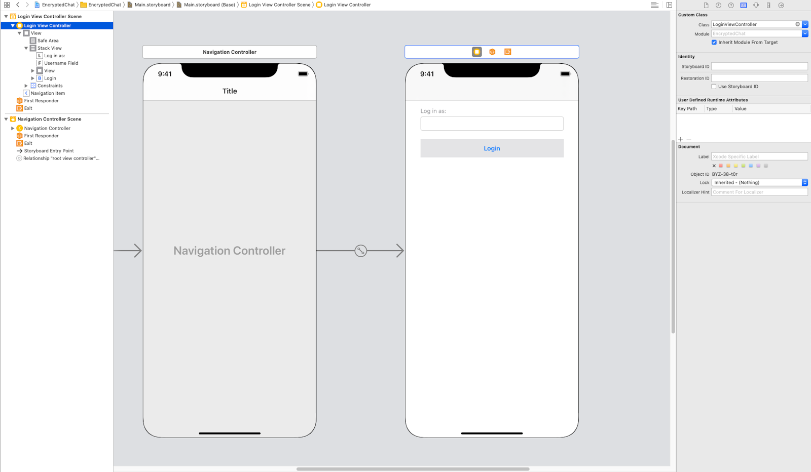Encrypted Chat on iOS (Swift)