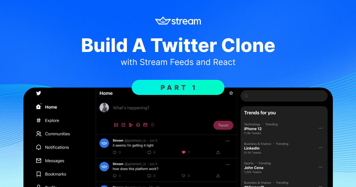 Build a Twitter Clone Part 1 Feature Image 