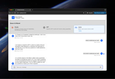 Multichat Build a Multi-Model AI Chat App with Stream: Switch Between LLMs in ...