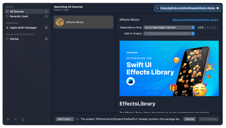 Fetch the effects library