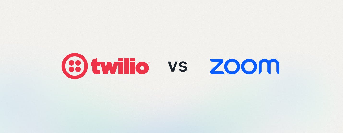 Graphic for Twilio Compared to Zoom