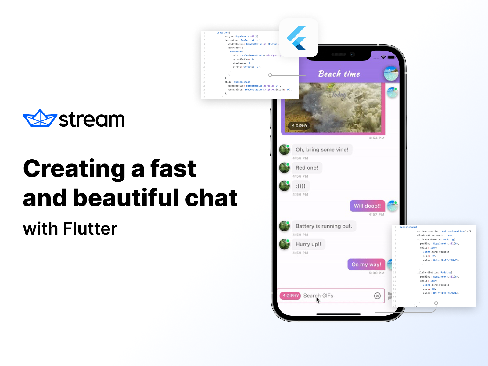 Creating a fast and beautiful chat with Flutter