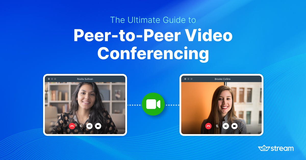 image showing peer to peer video conferencing