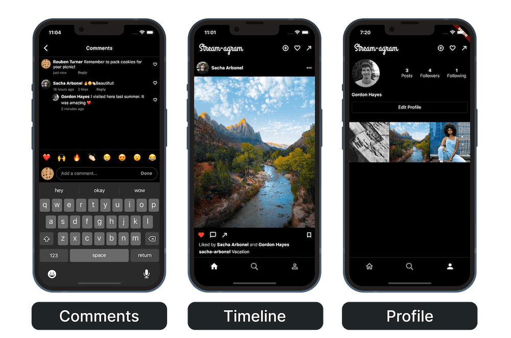 Stream Instagram Clone Preview