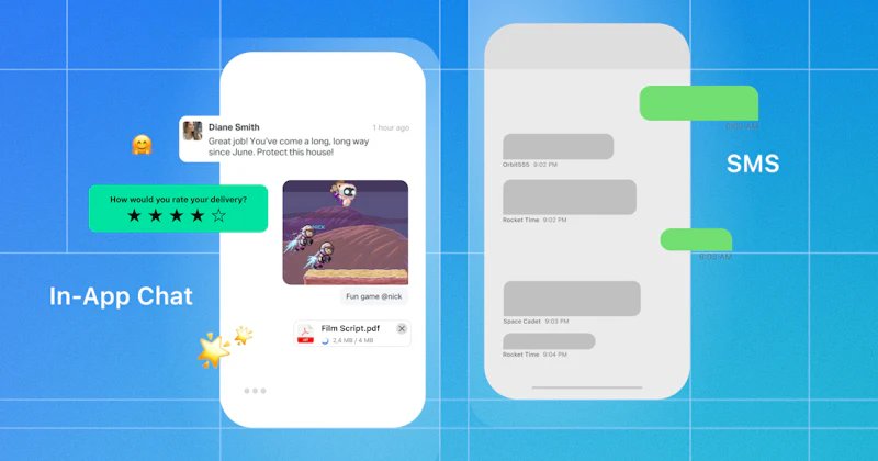 The Difference Between In-App Chat vs. SMS