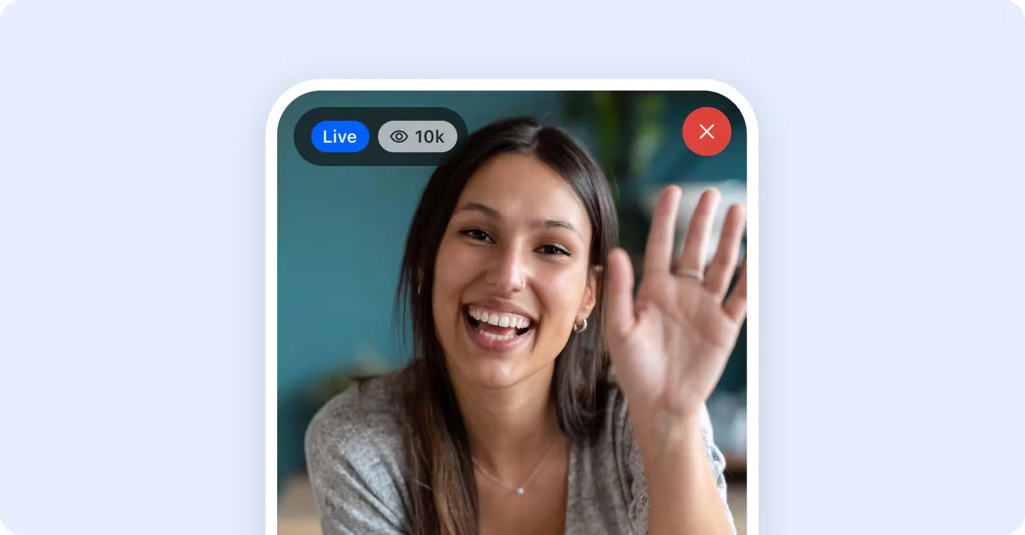 Low latency video example