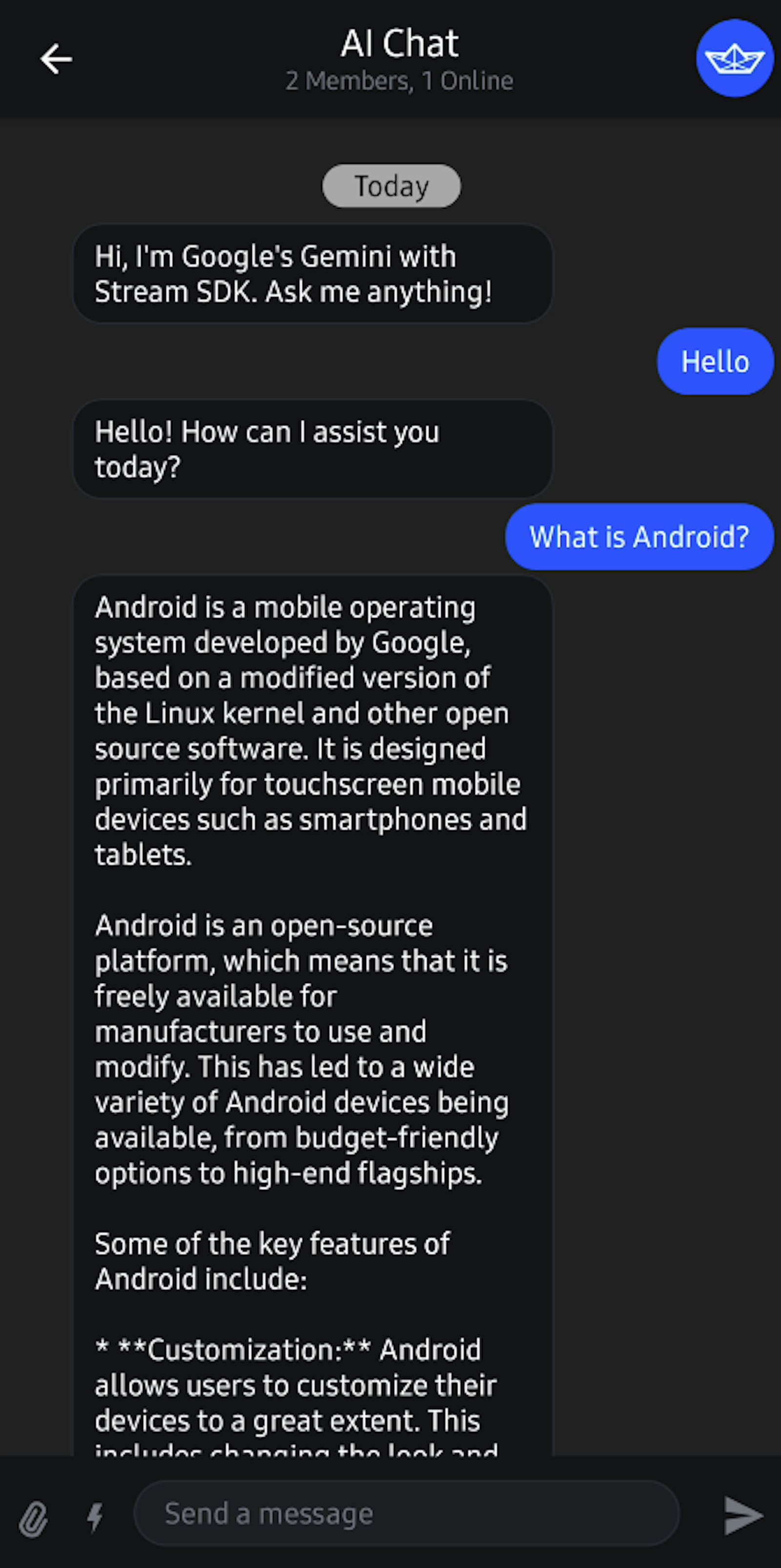 App Android Chat Ia Build an AI Chat Android App With Google's Generative AI