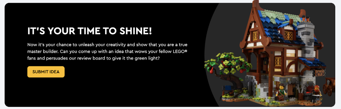 Submit your ideas to LEGO