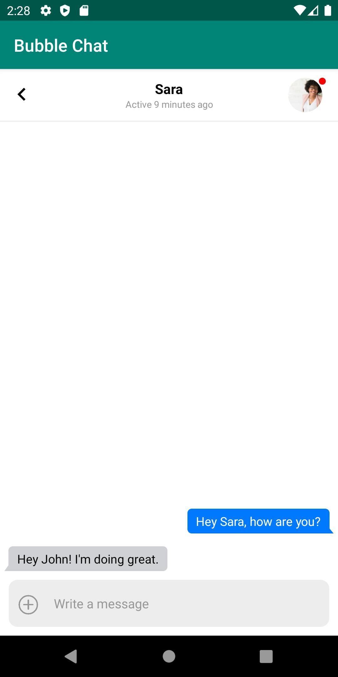 Android Chat Bubbles: Building iOS Style Chat in Android