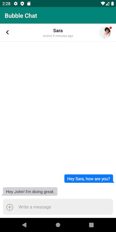 Android Chat Bubbles: Building iOS Style Chat in Android