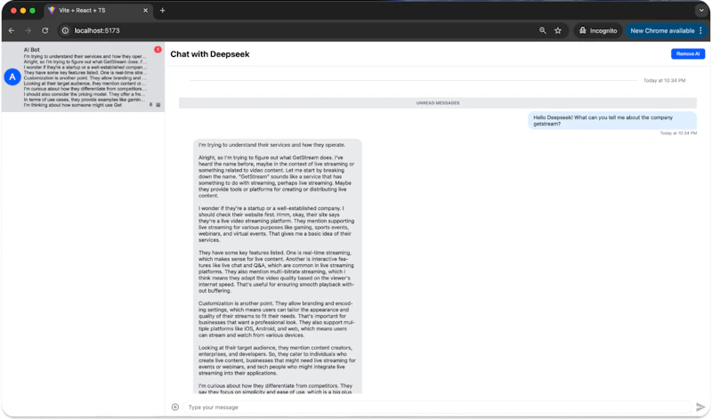 How to Add DeepSeek LLM to Your Chat App Using AWS Bedrock