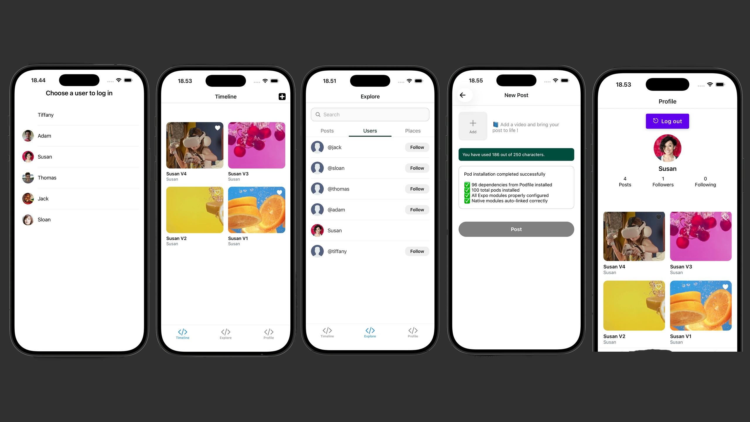 Feed sample app demo