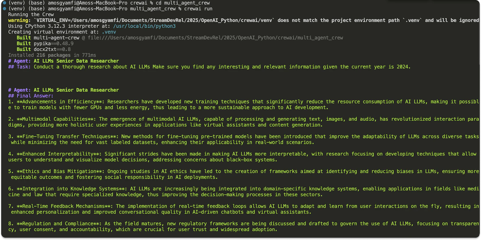 how to build multi-agent ai with crewai python in 13... Best 5 Frameworks To Build Multi-Agent AI Applications