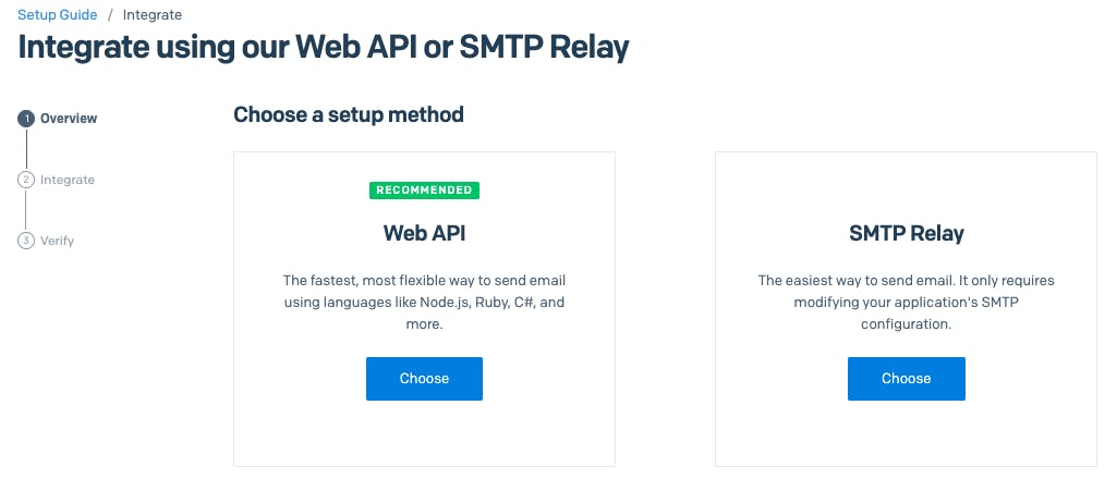 Choose Web API