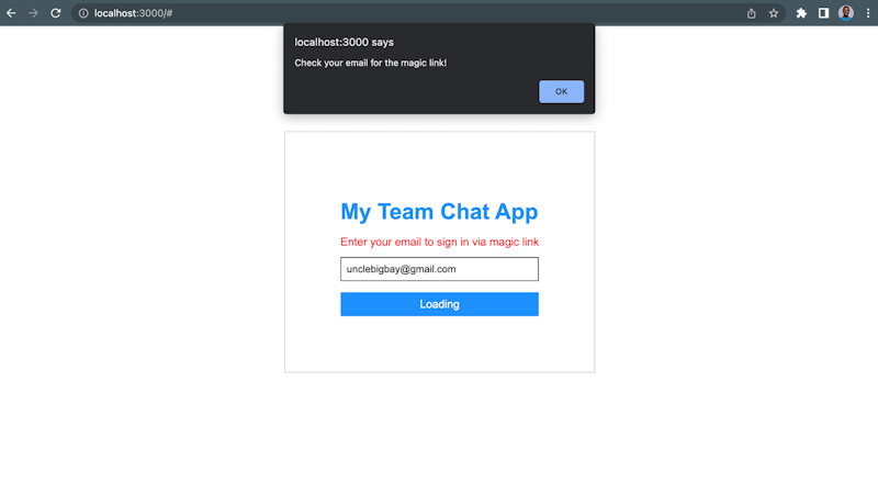 How to Integrate Passwordless Authentication into a React Chat App With ...