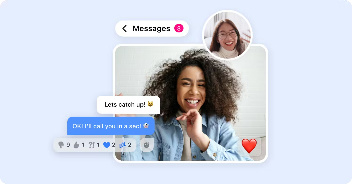 Graphic with Stream video examples