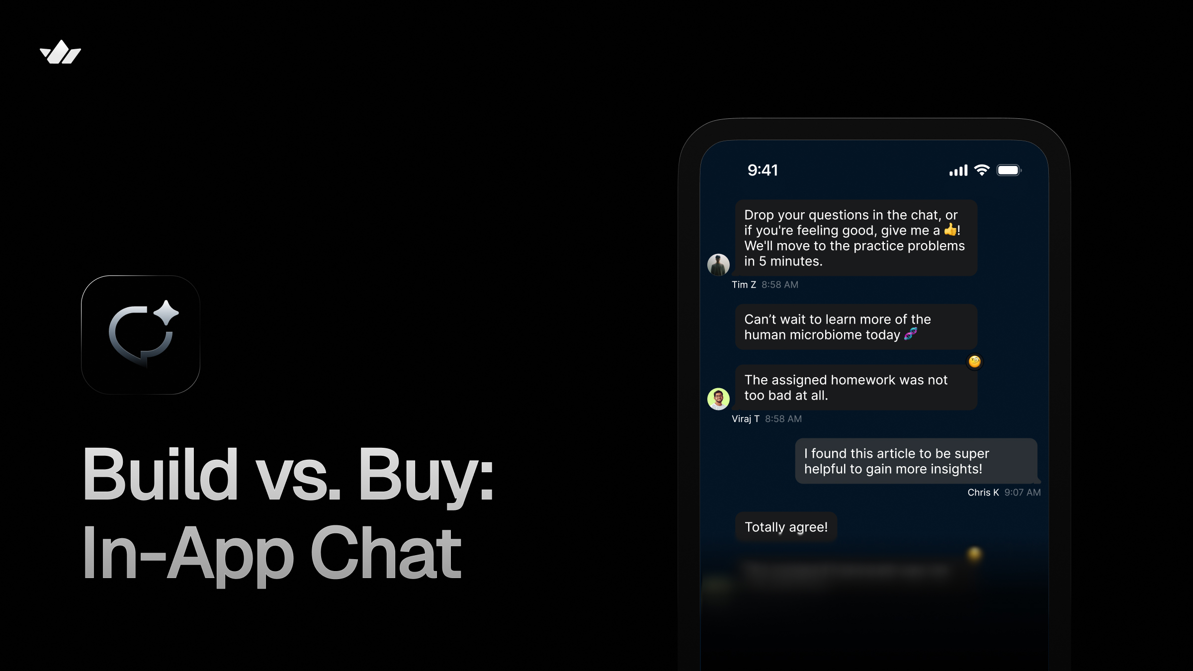 Build vs. Buy In App Chat cover image