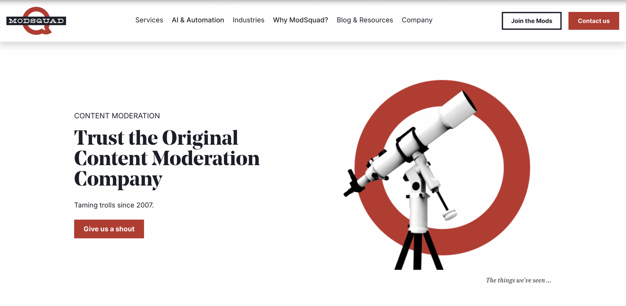 ModSquad home page