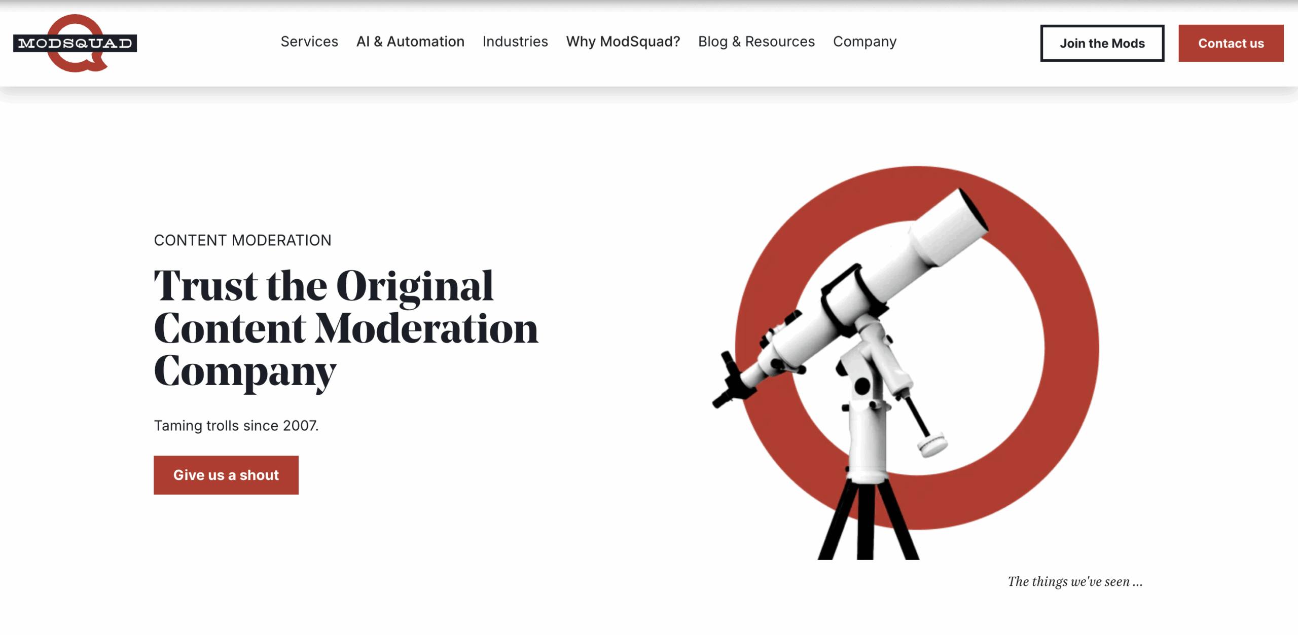 ModSquad home page