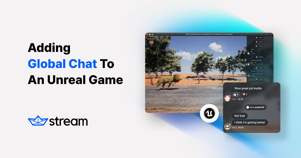 Adding Unreal chat to an unreal game feature image