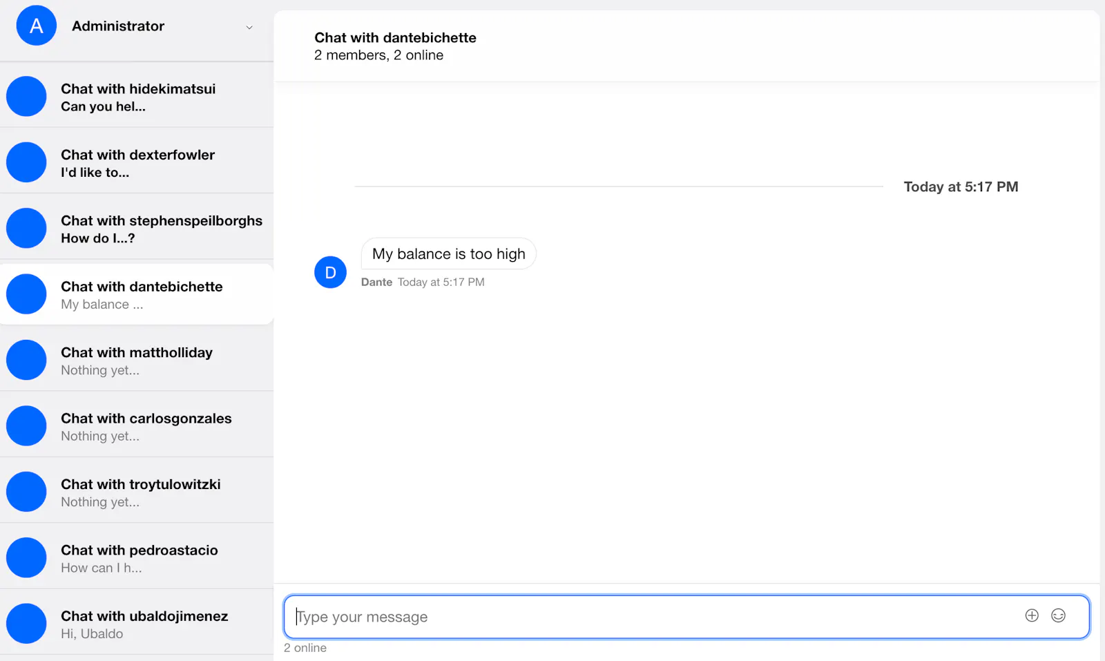 Create A Support Chat Admin Dashboard