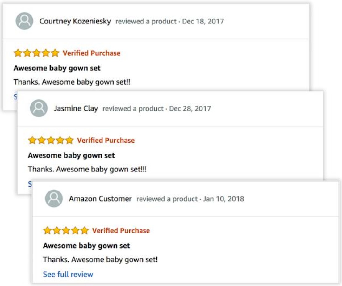 Review Spam on Amazon