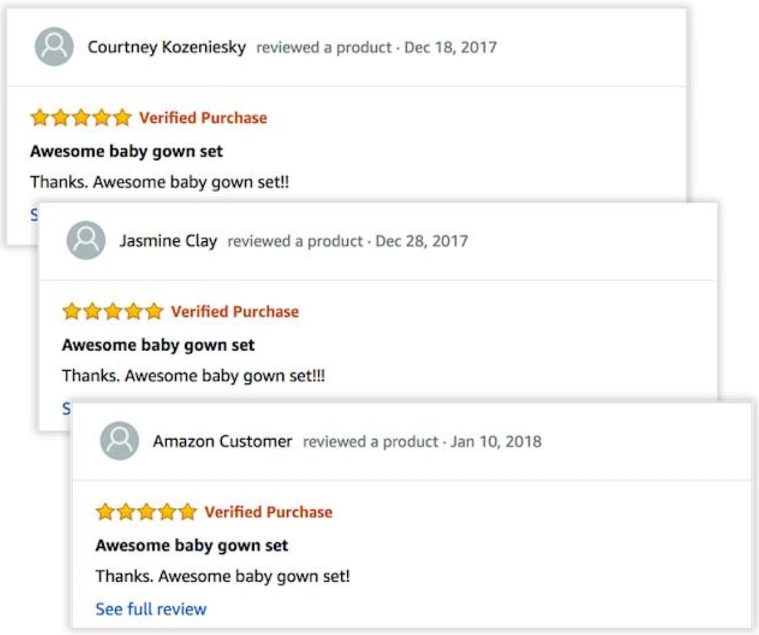 Review Spam on Amazon