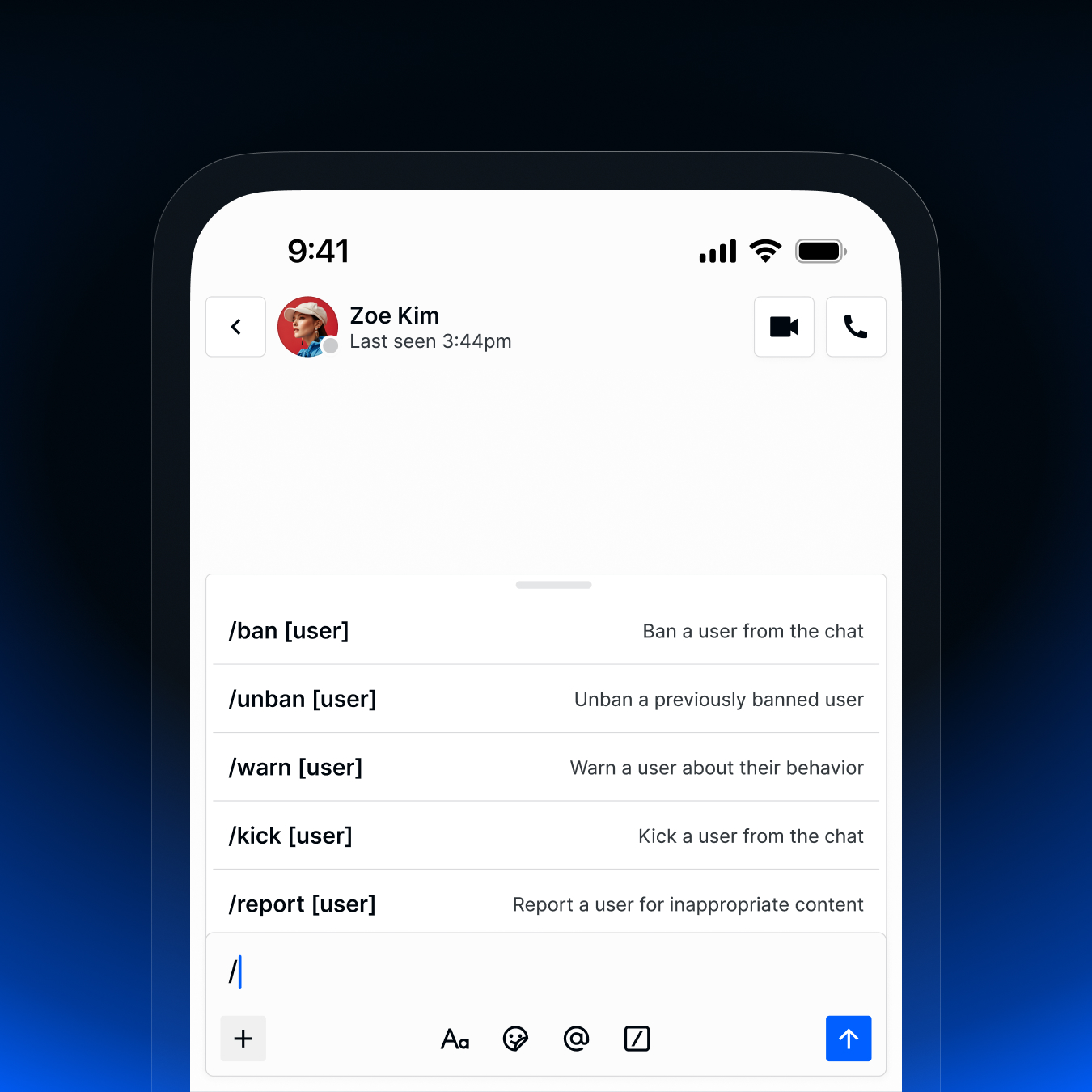 User and message reporting API in Stream Moderation