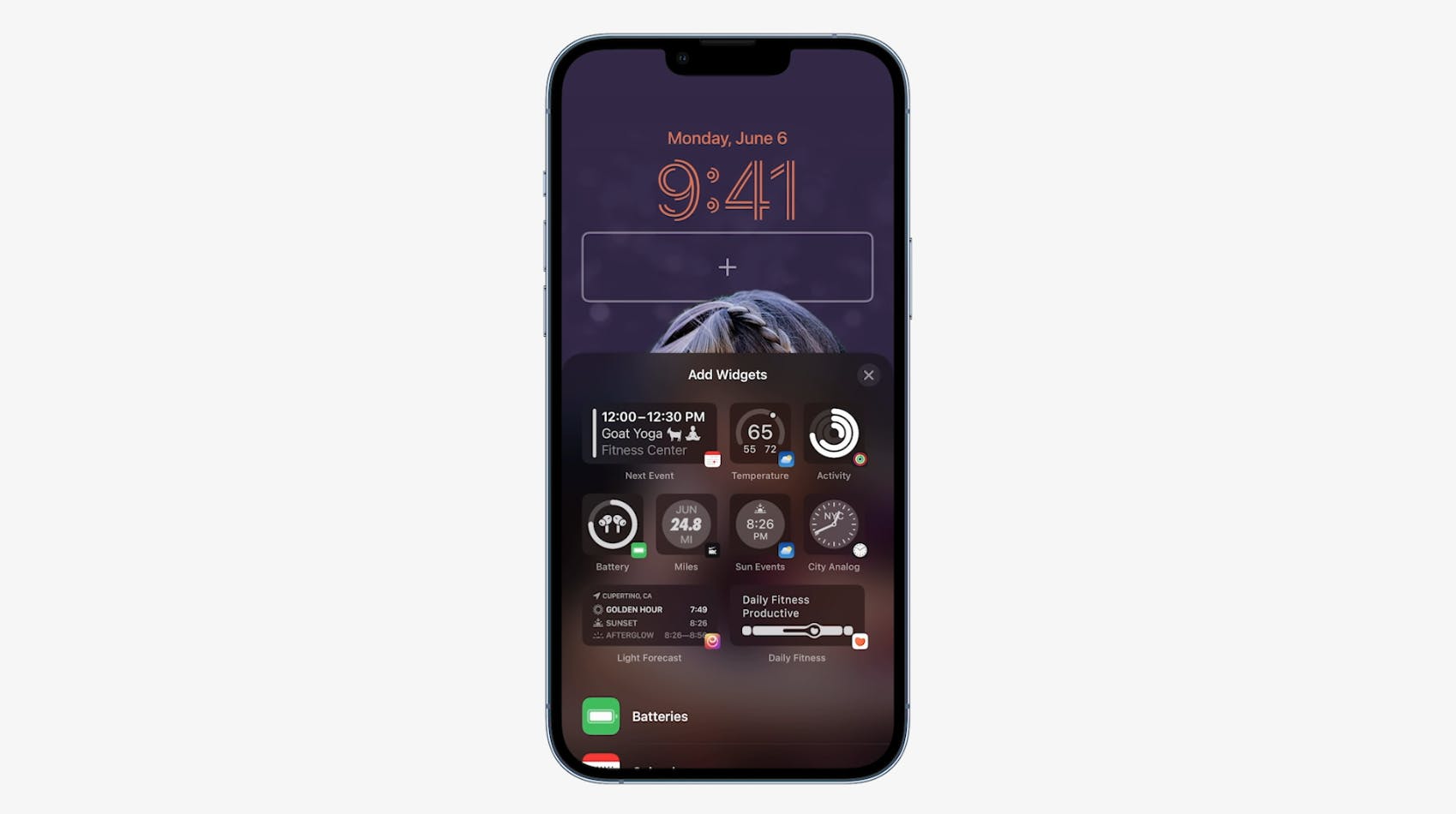 iOS 16 Lockscreen with Widgets