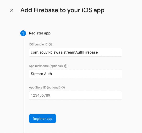 Add Firebase to your iOS app