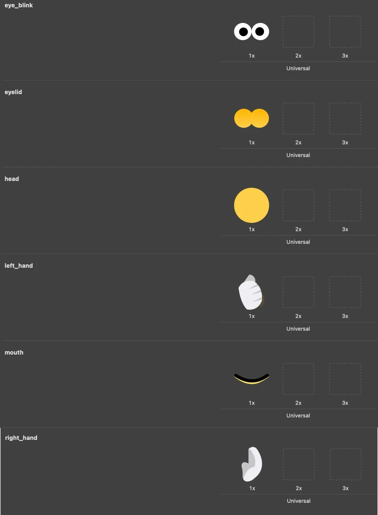 Clapping Hands design components