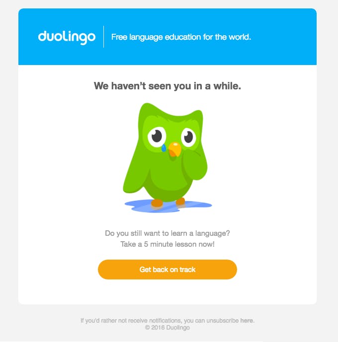 Duolingo example for user segmentation