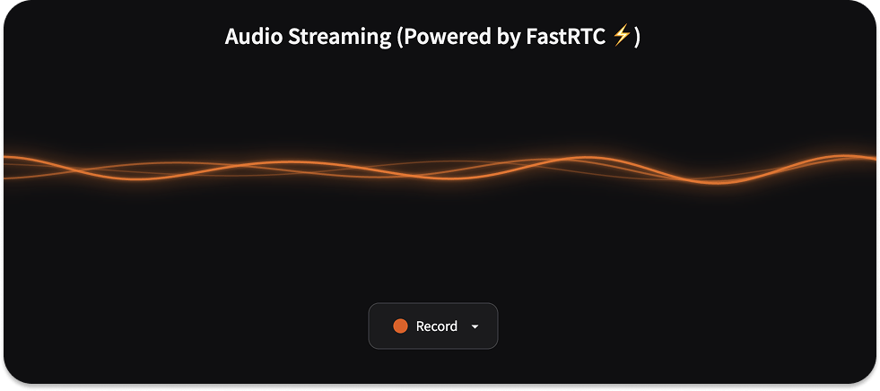 FastRTC Realtime Communication Library