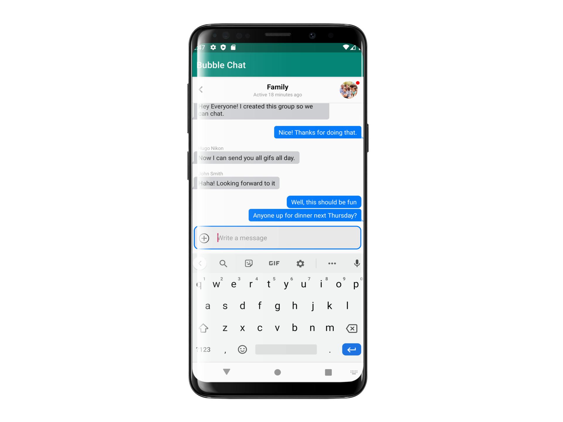 Download Android Chat Bubbles Building Ios Style Chat In Android