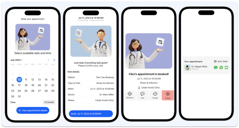 Integrating Chat and Scheduling To Transform Online Care Appointments