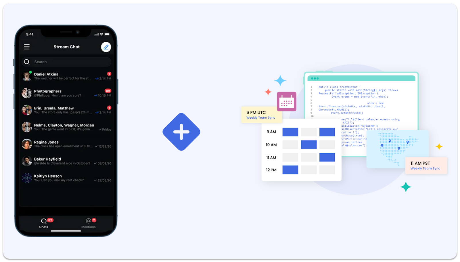 Enhance Patient Care Combine the Nylas Calendar and Stream Chat APIs
