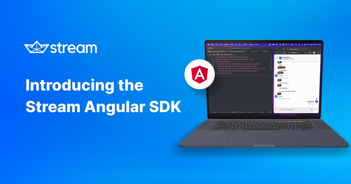 Introducing the Stream Angular SDK