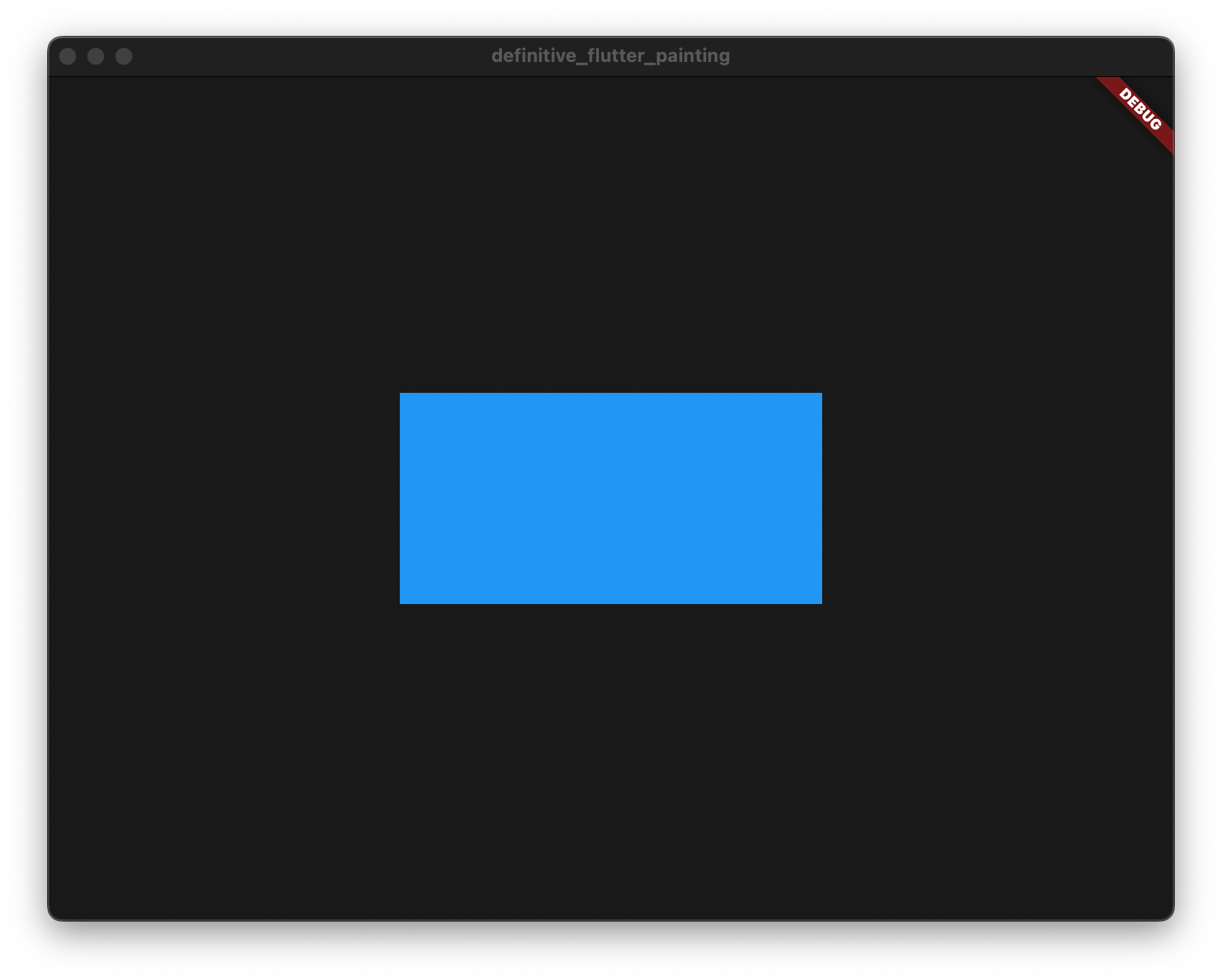 Flutter paint drawing rectangles