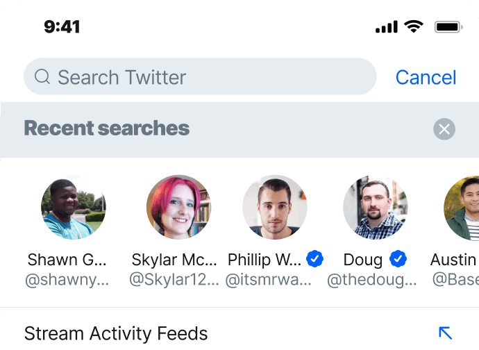 Searching and Following Users