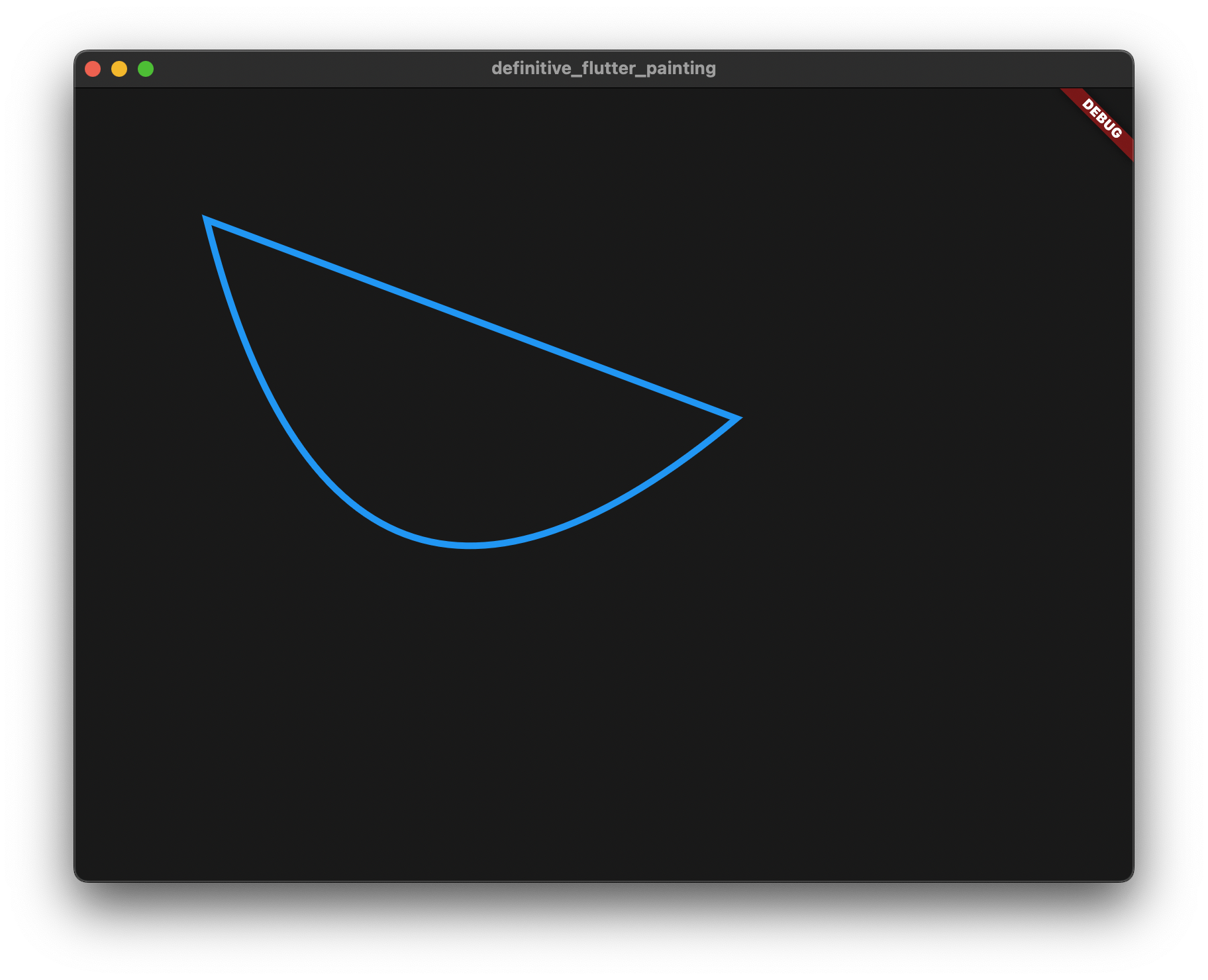 Flutter paint quadratic beziers