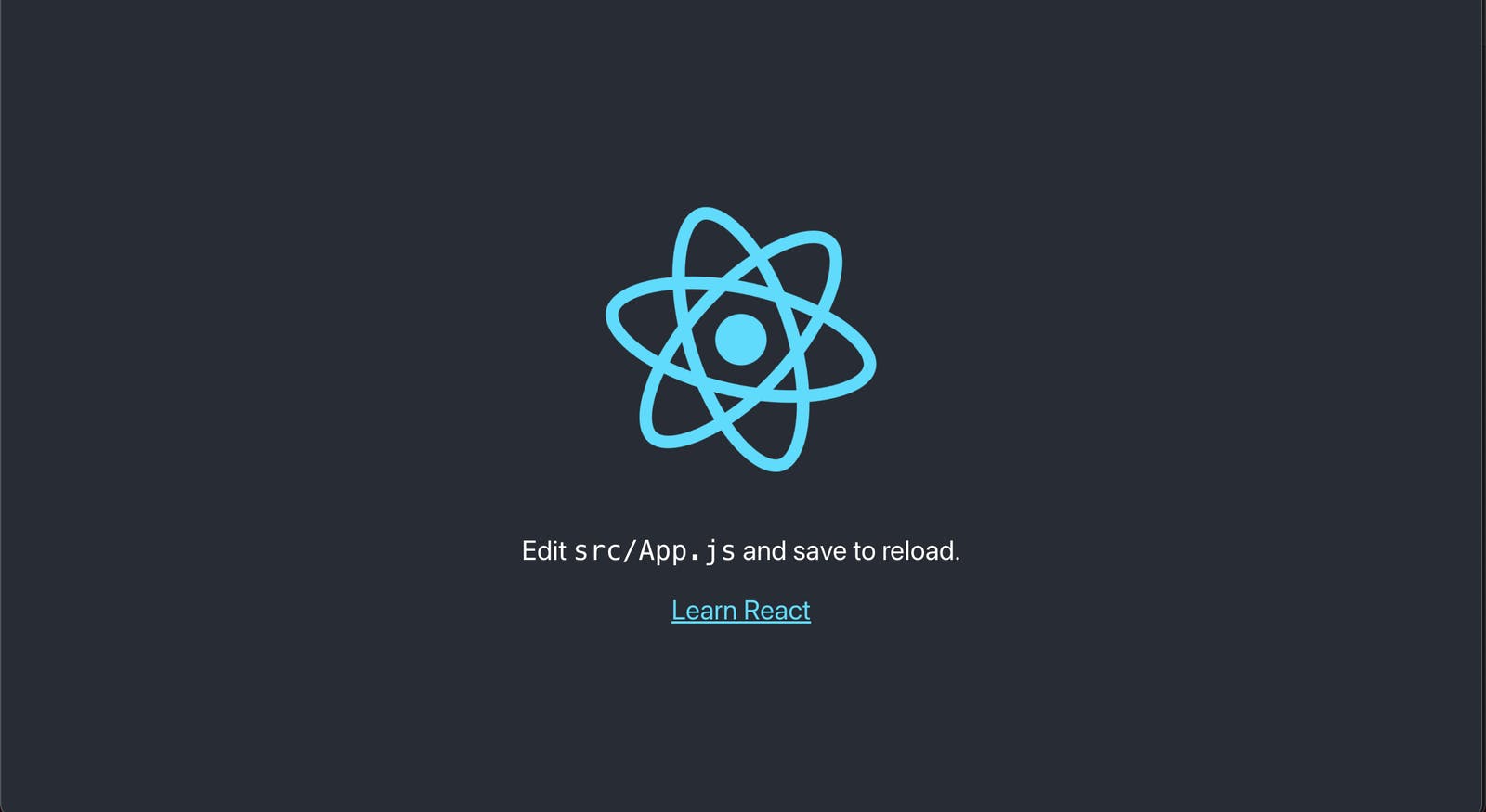 React hello world