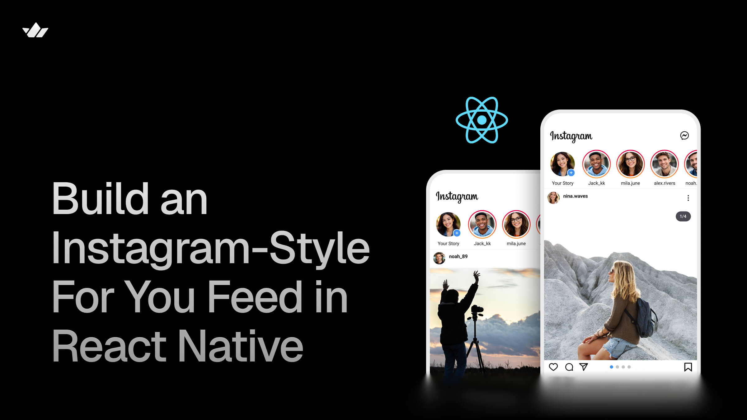 Instagram-style feed